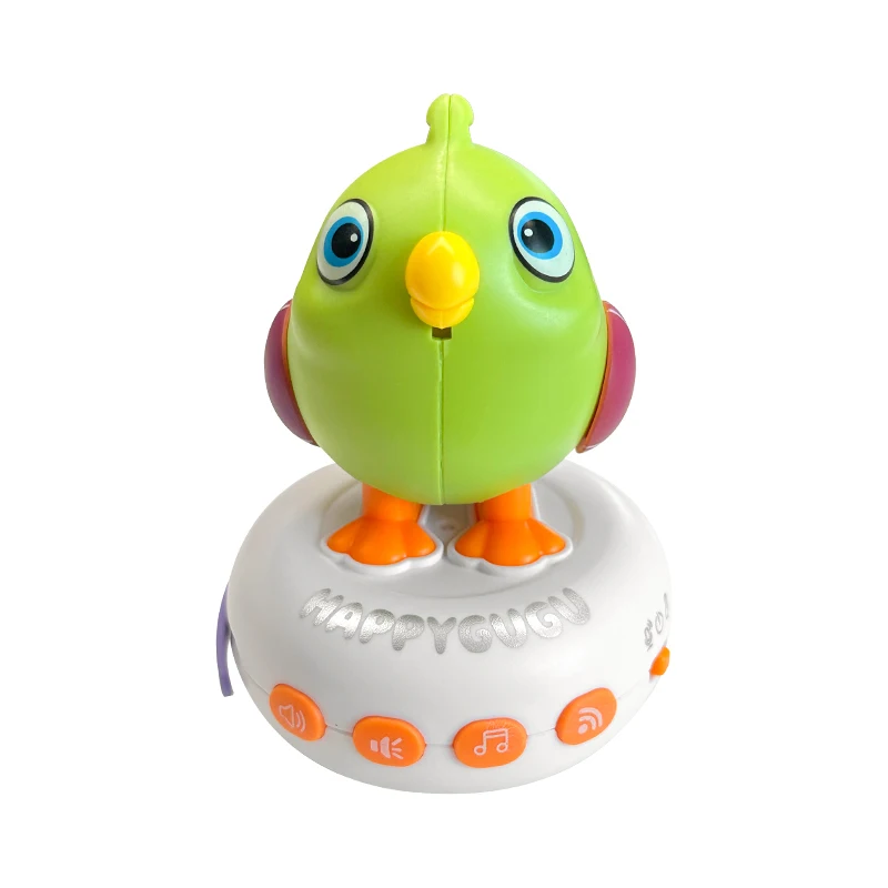 Multi-Dynamic Music Interactive Watch Baby Musical Toys Talking Parrot Toys with Music/Whistle/Bracelets Electronic Toy