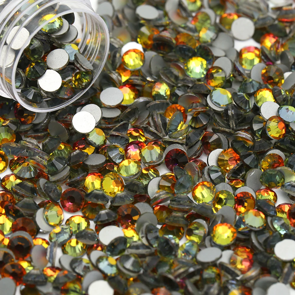 Flat Back Non Hotfix Rhinestone Crystal Red Flame Flatback Non Hot Fix Rhinestones