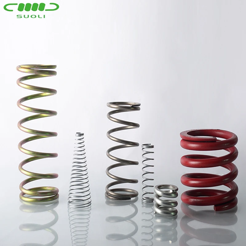 Factory Custom Heavy Duty Large Compression Coil Spring Stainless Zinc Chroming Wire Forming Coil Spring  For Car