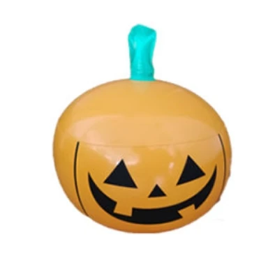 Factory on sale 6ft inflatable advertising pumpkin ghost model halloween inflatable outdoor decoration blow up with led lights