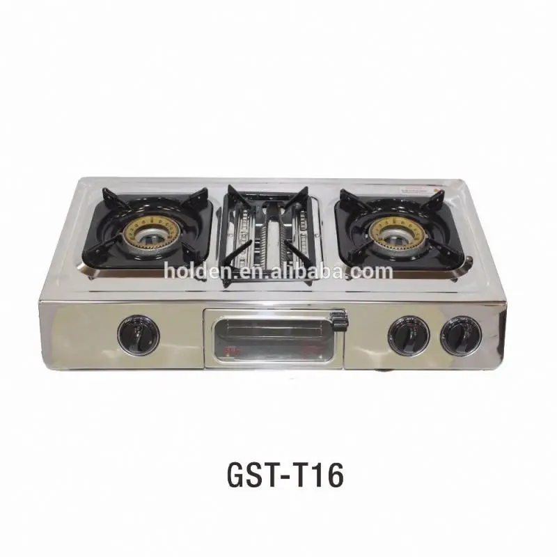 GST - T16 Japanese gas stove 3 burner grill gas hob