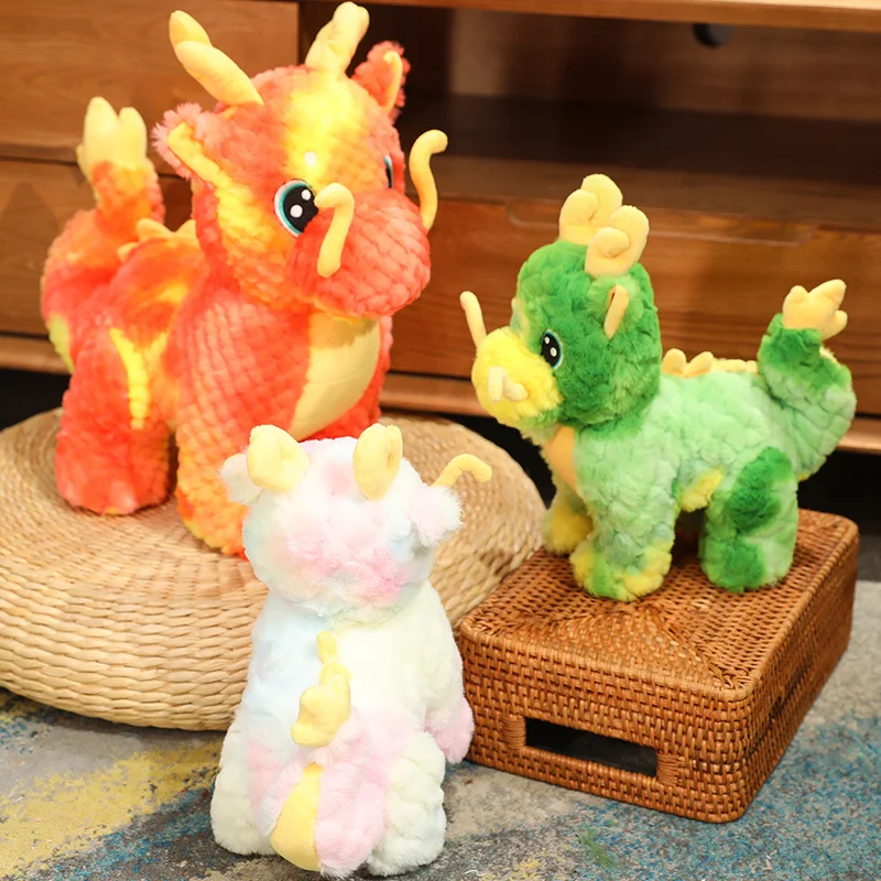 2024 New Products Chinese Dragon Plush Toy Cute And Joyous Stuffed Animal Toys Dragon  Mini Toys Dragon  For Kids And Girls Gift