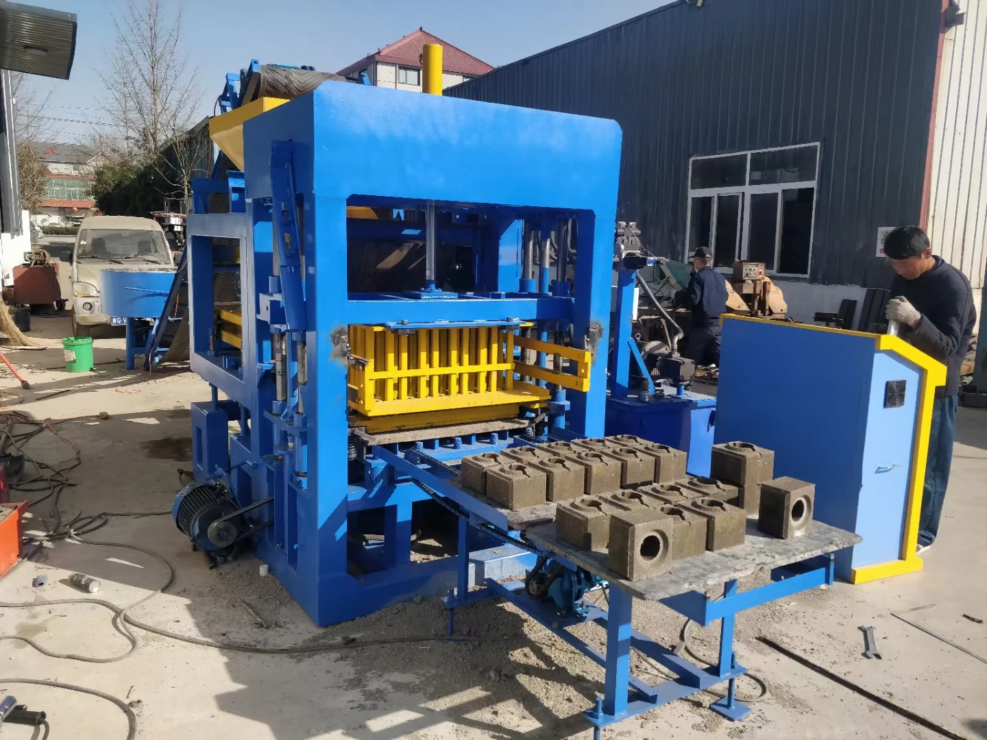 Clay brick making machine fully automatic 4-15 automatic block making machine second hand brick making machine