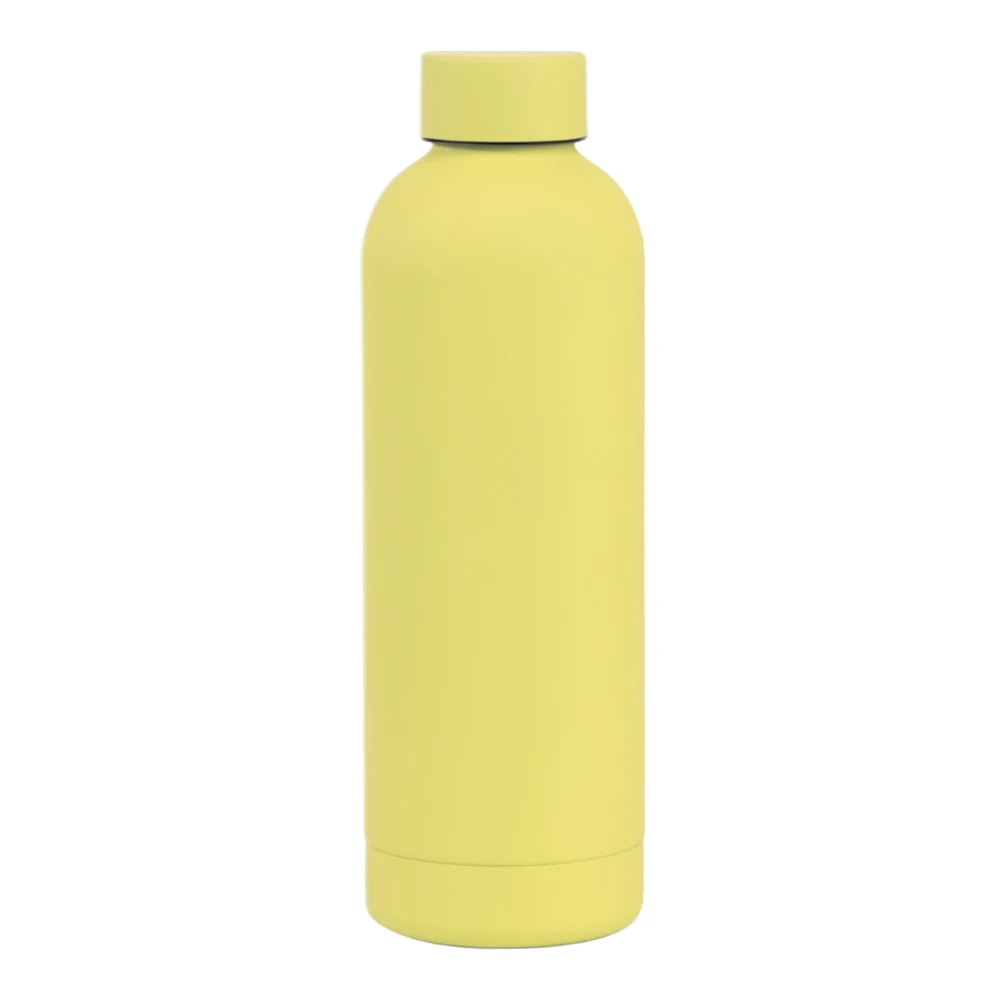Oem China Cheap Rubber Paint Camping 350/500ml Double Walled Stainless Steel Vacuum Flask Insulated Sport Water Bottle