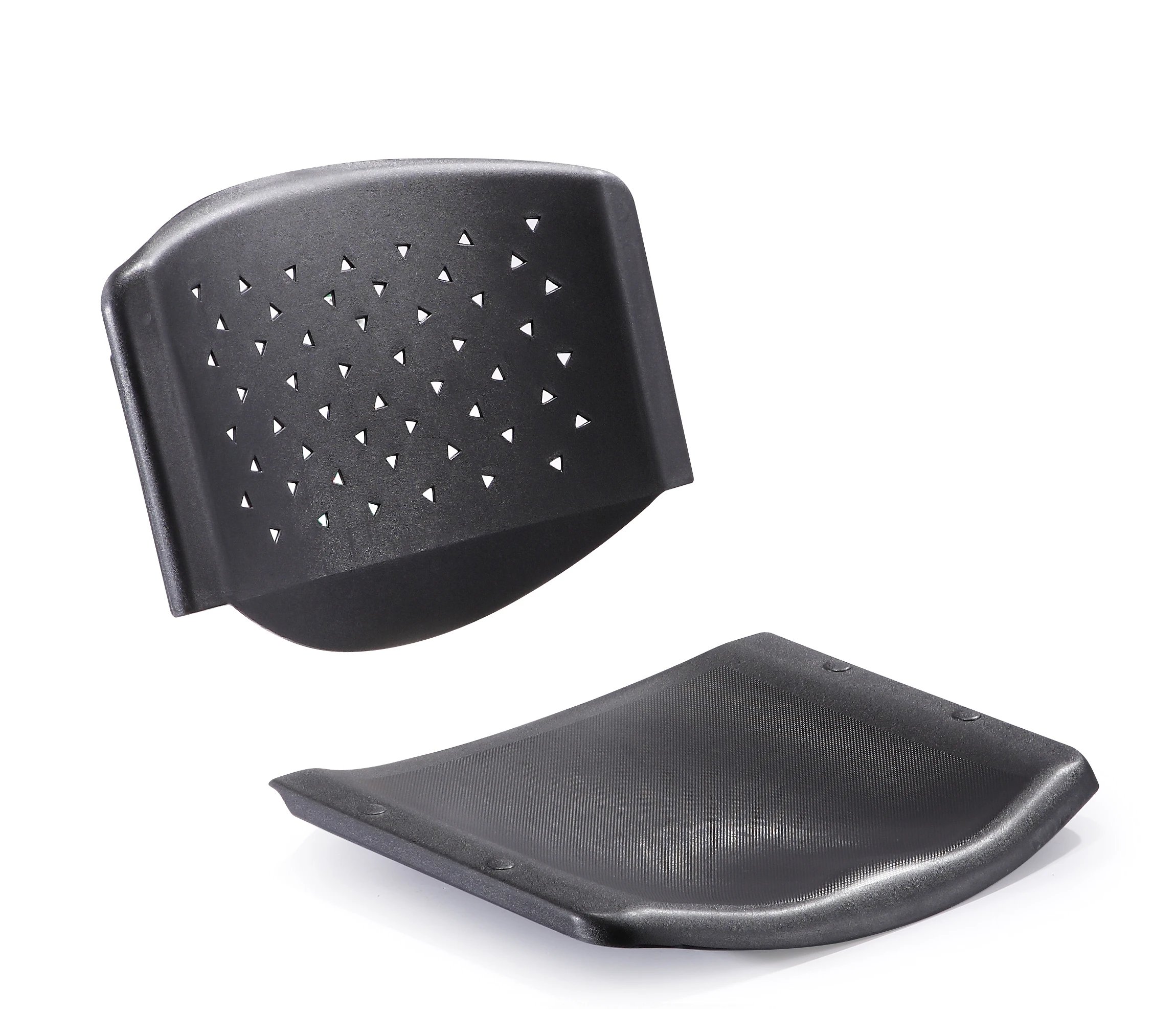 Student Chair parts  plastic backrest plastic components for iso chair frame and chair back seat set