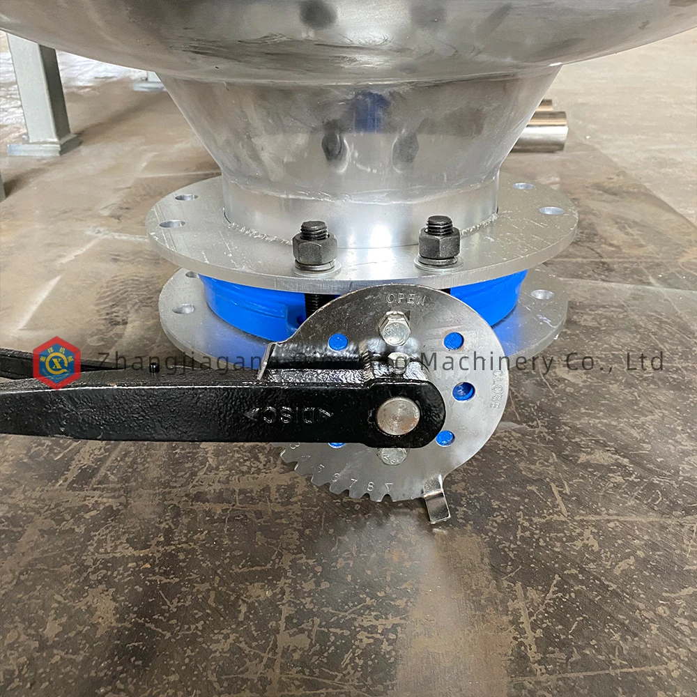 
Vibrating hopper stainless steel activation silo discharging bin welding stainless steel vibrating cone blanking machine 