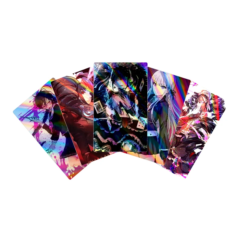 OEM Custom Holographic Playing Card Game Custom Print Anime Trading Game Cards
