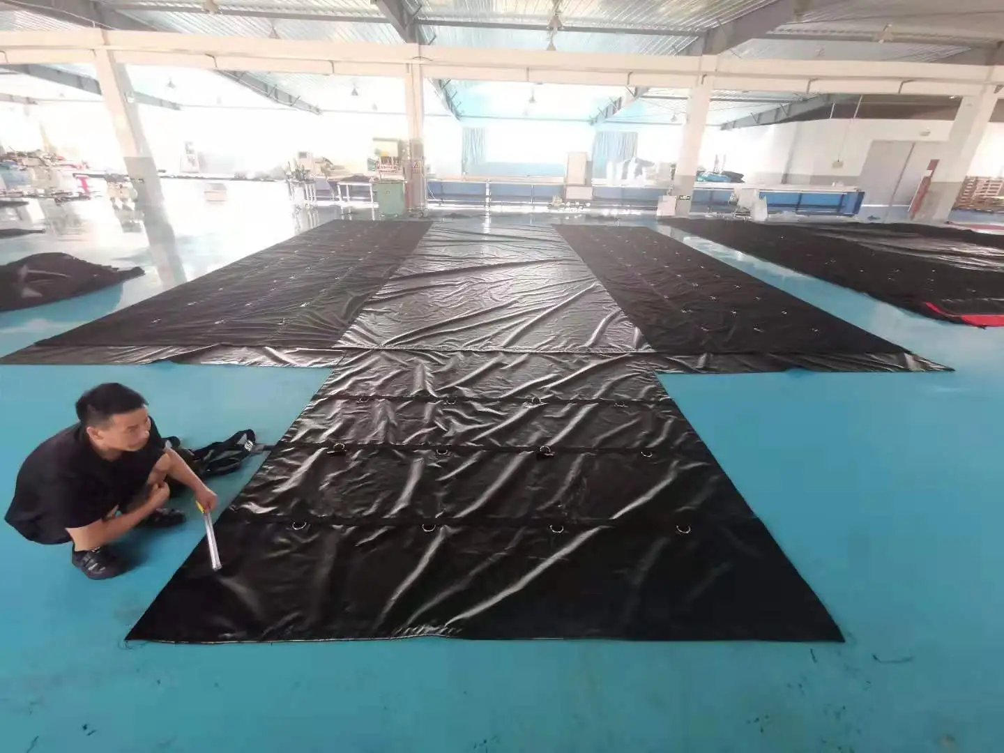 24 x 27 8 ft Drop Semi truck flatbed steel tarp