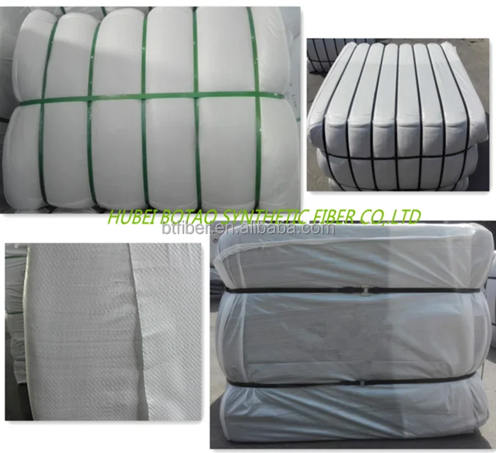 Excellent quality bundle monofilament anti-cracking PP staple concrete fiber for engineering material