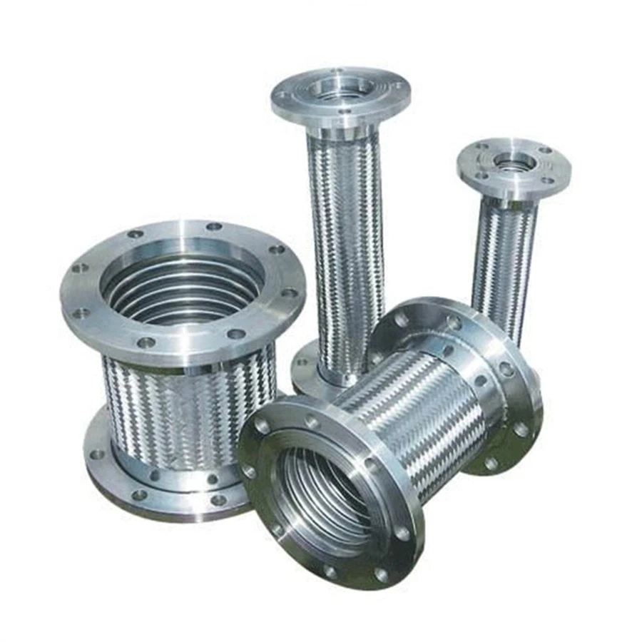 High strength luxury high standard flexible corrugated high temperature flanged stainless steel metal hose