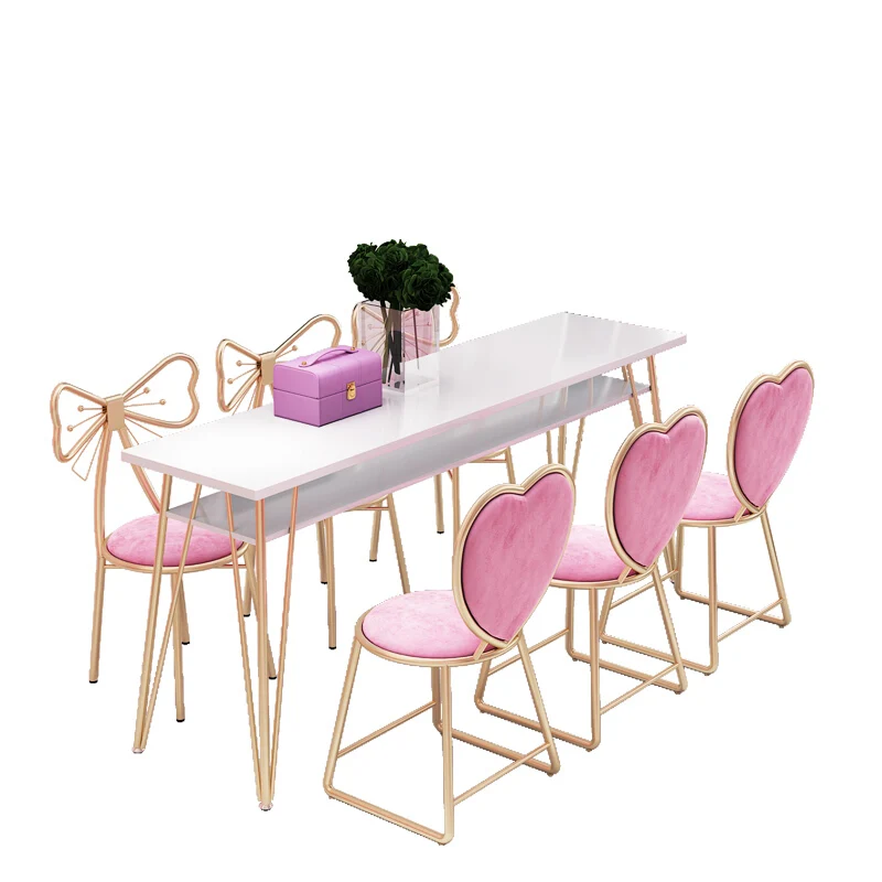 wholesale salon professional with factory price king green manicure nail chair with table set