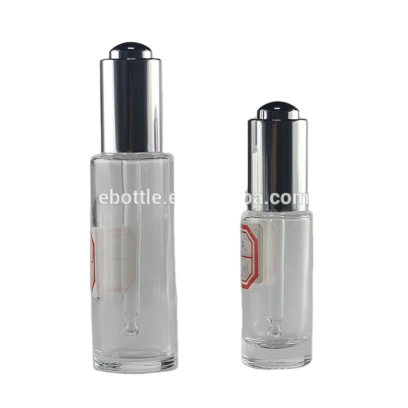 20ml 40ml serum glass bottle with lotion pump and cap