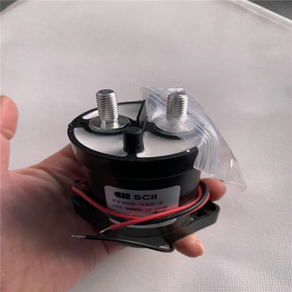 New energy high voltage DC contactor High voltage relay for electric vehicle SCII EV300-AAD-C 12-24VDC 300A