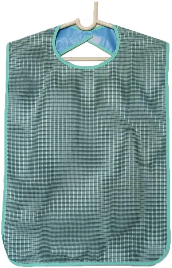 Нагрудники для взрослых для еды регулируемый ремешок моющийся многоразовый водонепроницаемый фартук защита одежды для пожилых людей