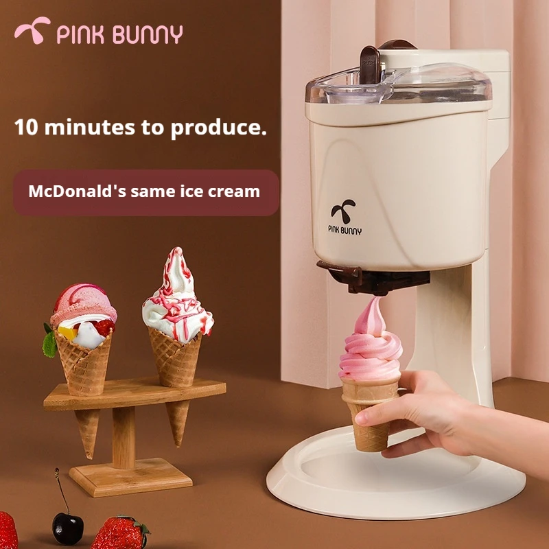 Automatic Household Electric Soft Ice Cream Maker for Kitchen Use