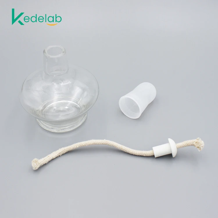 High Quality Laboratory School Glassware Clear Color 150ml 250ml Alcohol Lamp