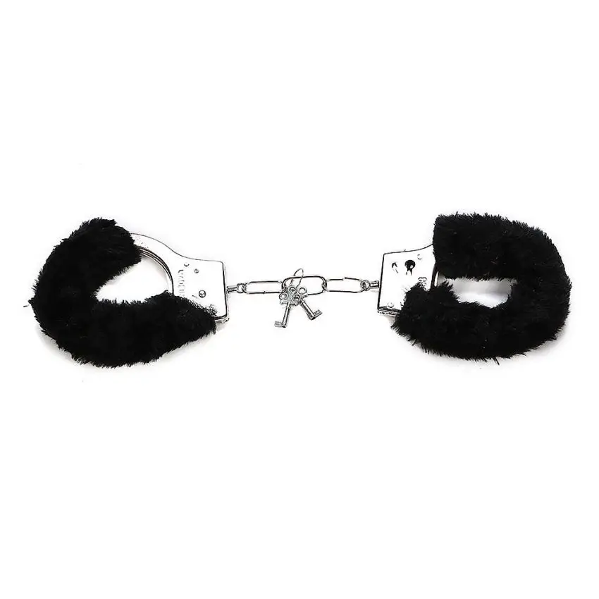 Handcuffs Police Male Leather Bondage Set Bdsm Restraint Bondage Sex Toys Whips Collar Handcuffs