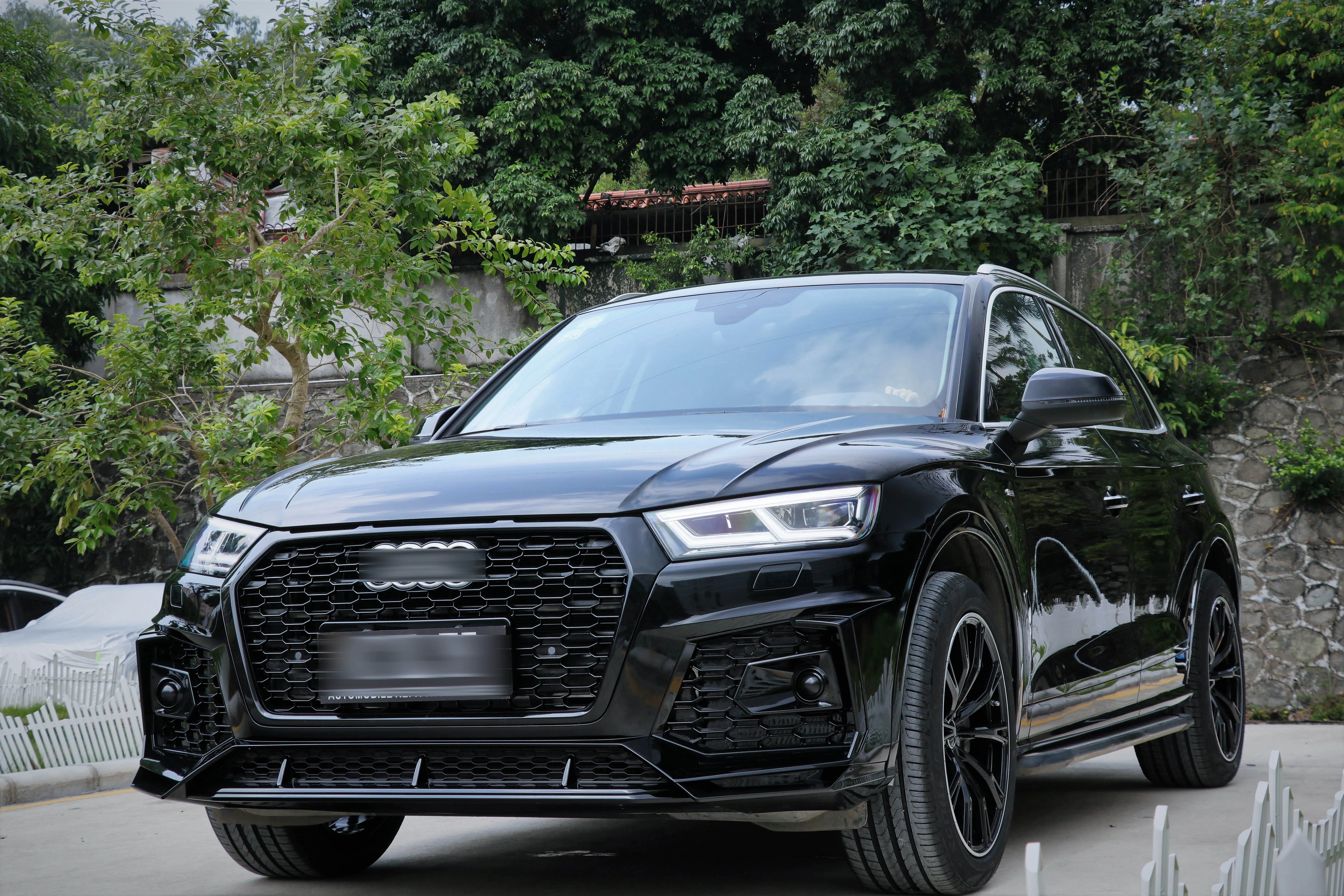Новый стиль для Audi Q5 Upgrade to RSQ5 SQ5 Star Shine автомобильный бампер