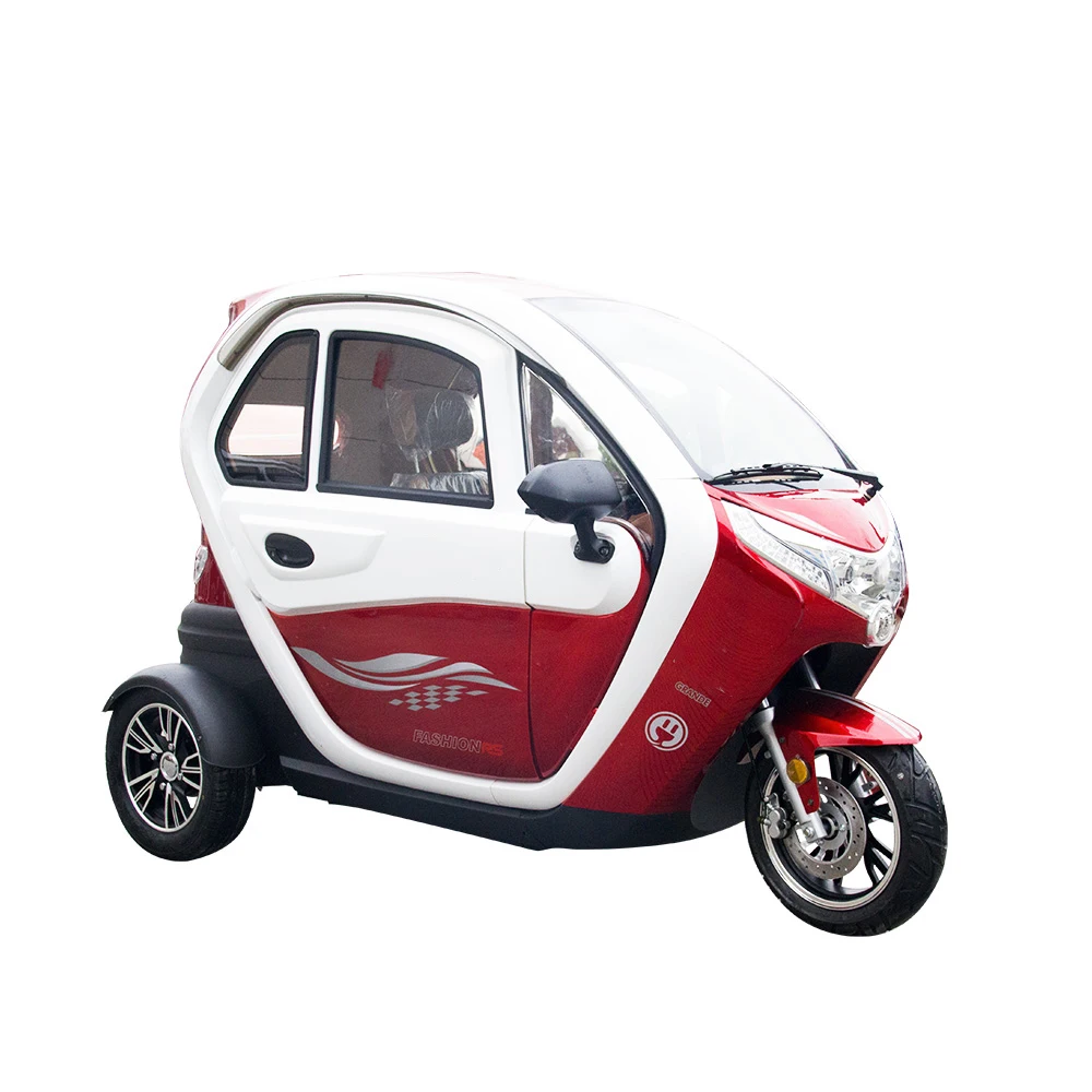 T414 Electric Passenger Tricycle for 2 Adults Electric Tricycle for Handicapped Electric Tricycle for Passenger Seat