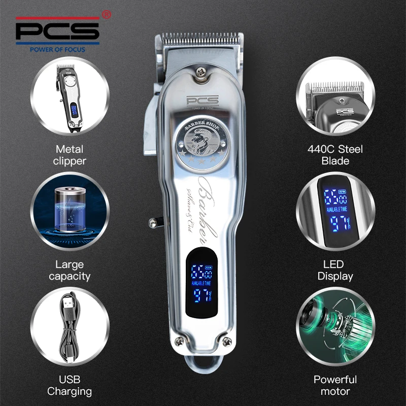 Professional Low Noise Cordless Metal Pet Grooming Products Pet Dog Hair Clipper