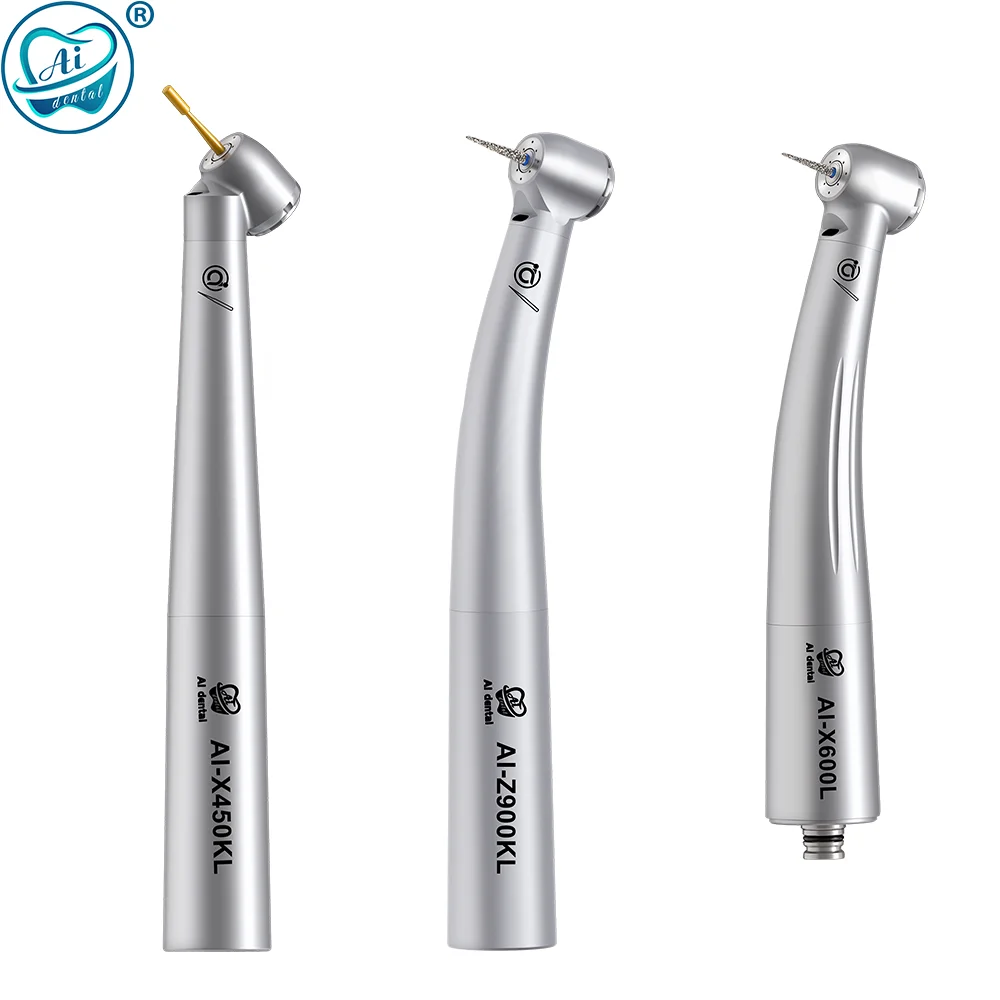 AI-Z900KL глубоко очистить головка 24 Вт мощности воздушная турбина высокая скорость стоматологических наконечников оптика керамические подшипники K-сцепное устройство для навесного оборудования