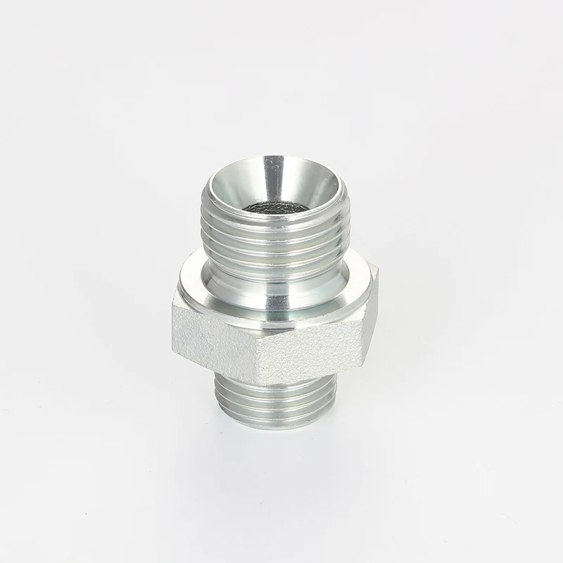 Pipe external thread 60 degrees inner cone or hexagon end face combination gasket seal/pipe external thread