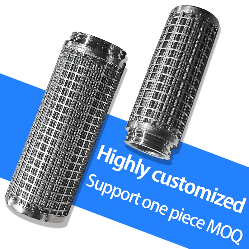 LIANDA Customized Chinese suppliers stainless steel filter water cylindrical filter cartridge 10 inches filter