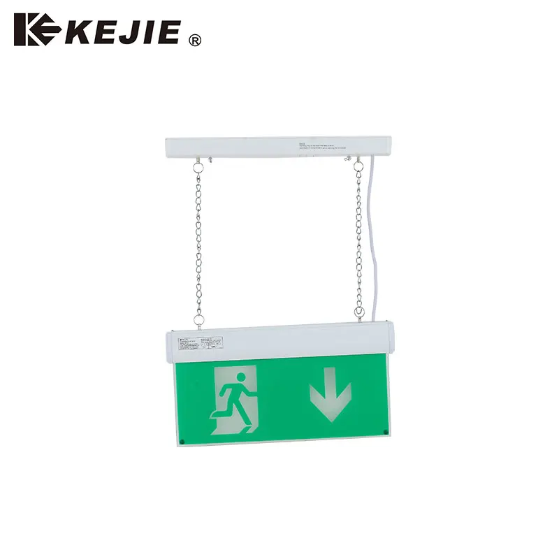 Ip20 Fire Safety Escape Led Exit Sign Light Emergency Lamp Ce Exit Sign Board