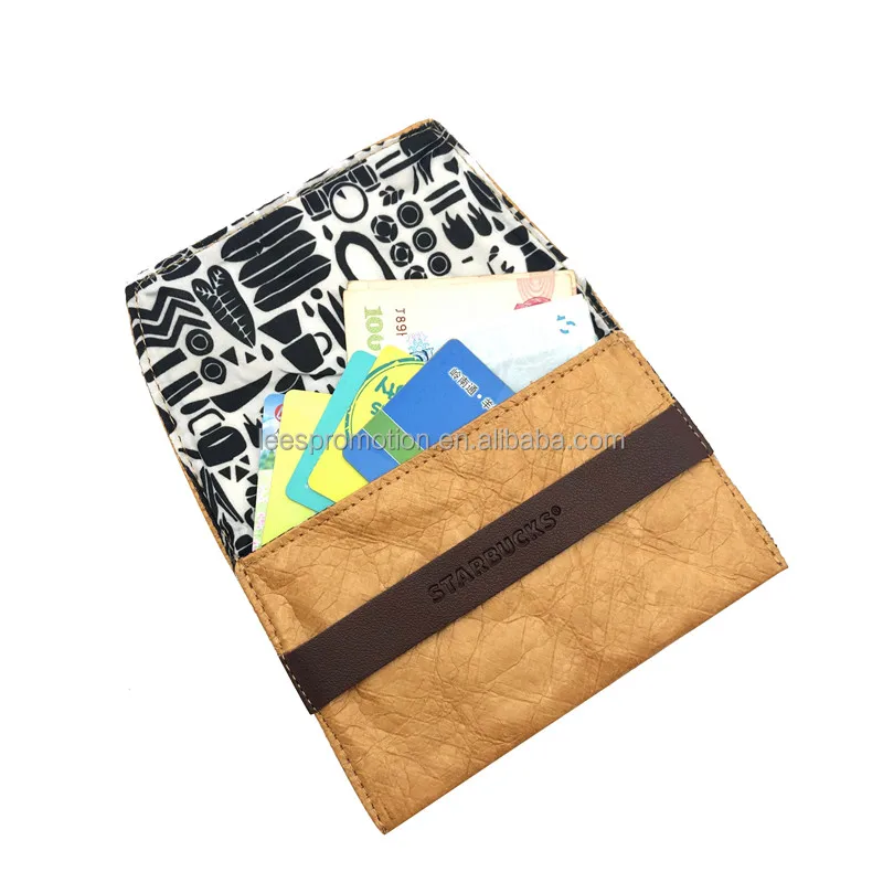 Special handmade folded dupont wallet tyvek card holder