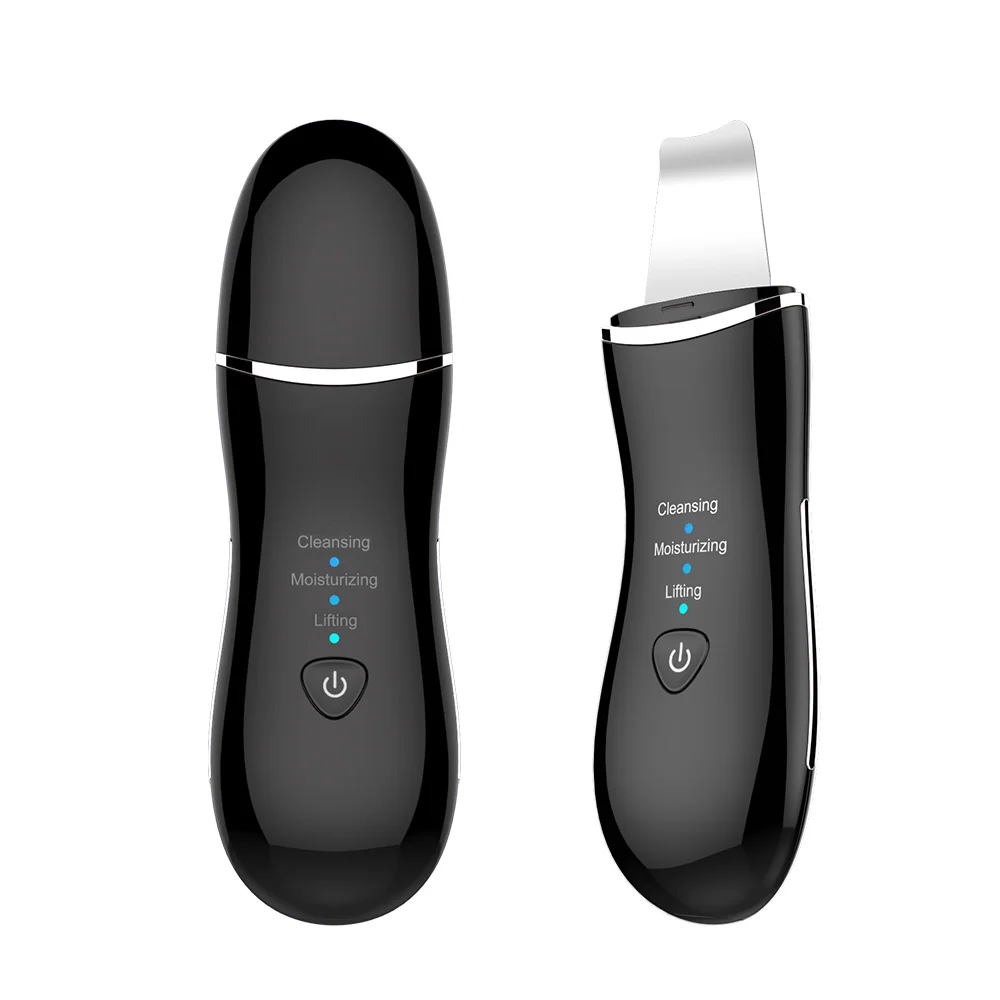 Portable Electric Facial Dead Skin Peeling Machine Professional Sonic Face Cleaning Spatula Ultrasonic Skin Scrubber