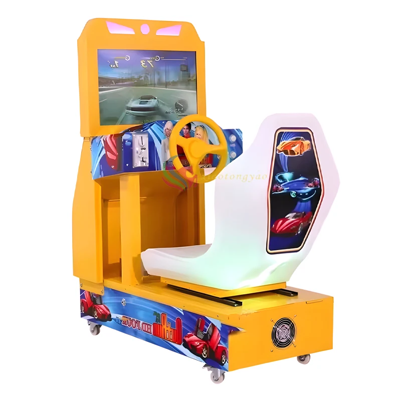 Amusement Park  5D Car Racing Game Machine Arcade Coin Operated Electronics Kids Racing Car Game Machine
