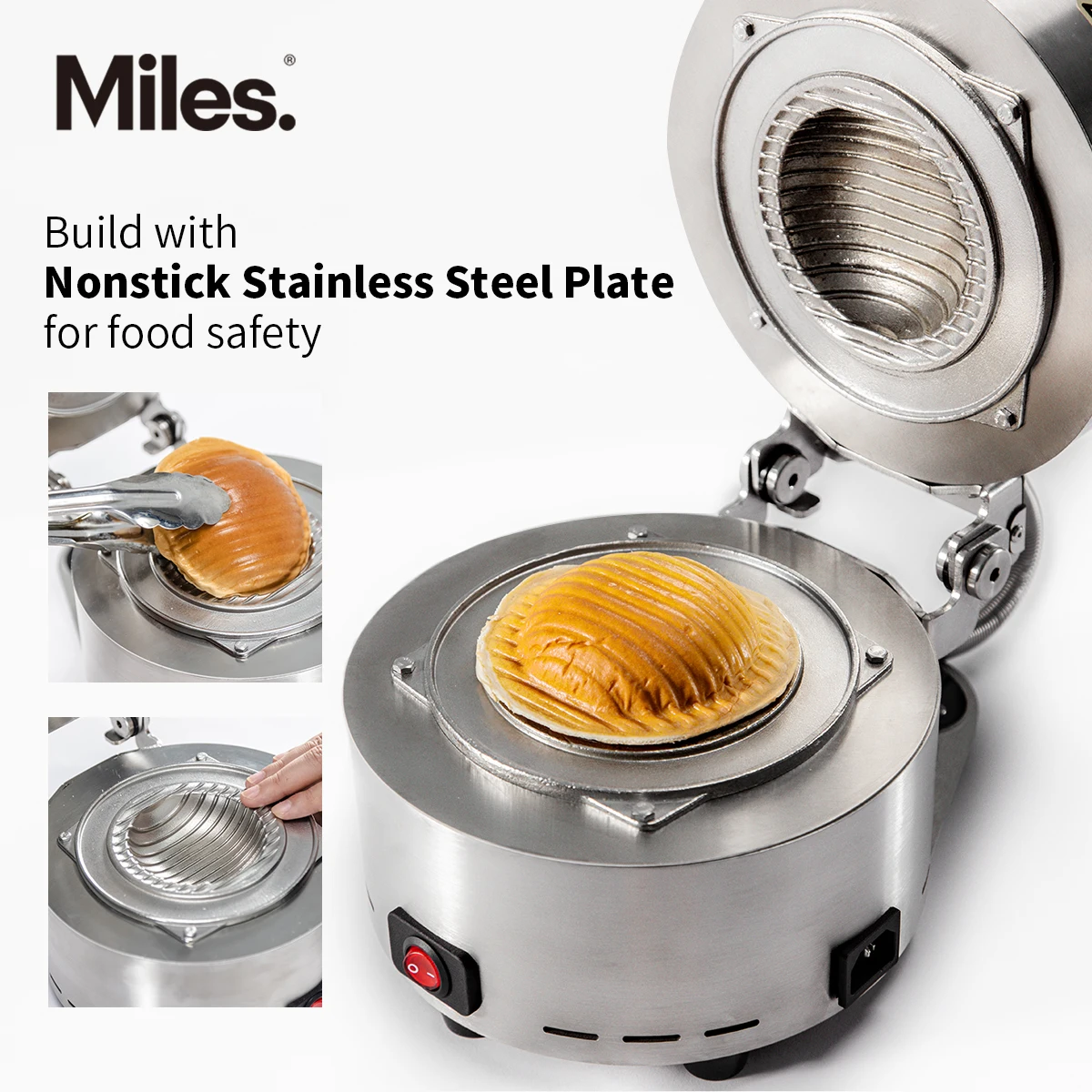 Miles 2024 UFO burger maker  ice cream sandwich maker other snack machines for restaurant CE approvedgelato press panini maker