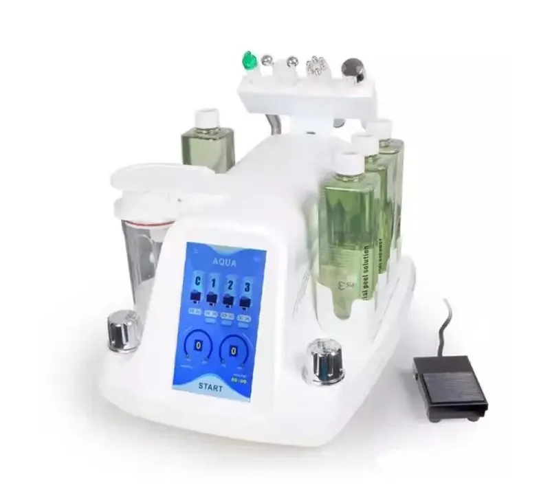 Multifunctional 4 in 1 Microdermabrasion Oxygen Jet Facial Machine Portable Ultrasonic Aqua Peeling Dermabrasion Facial Machine