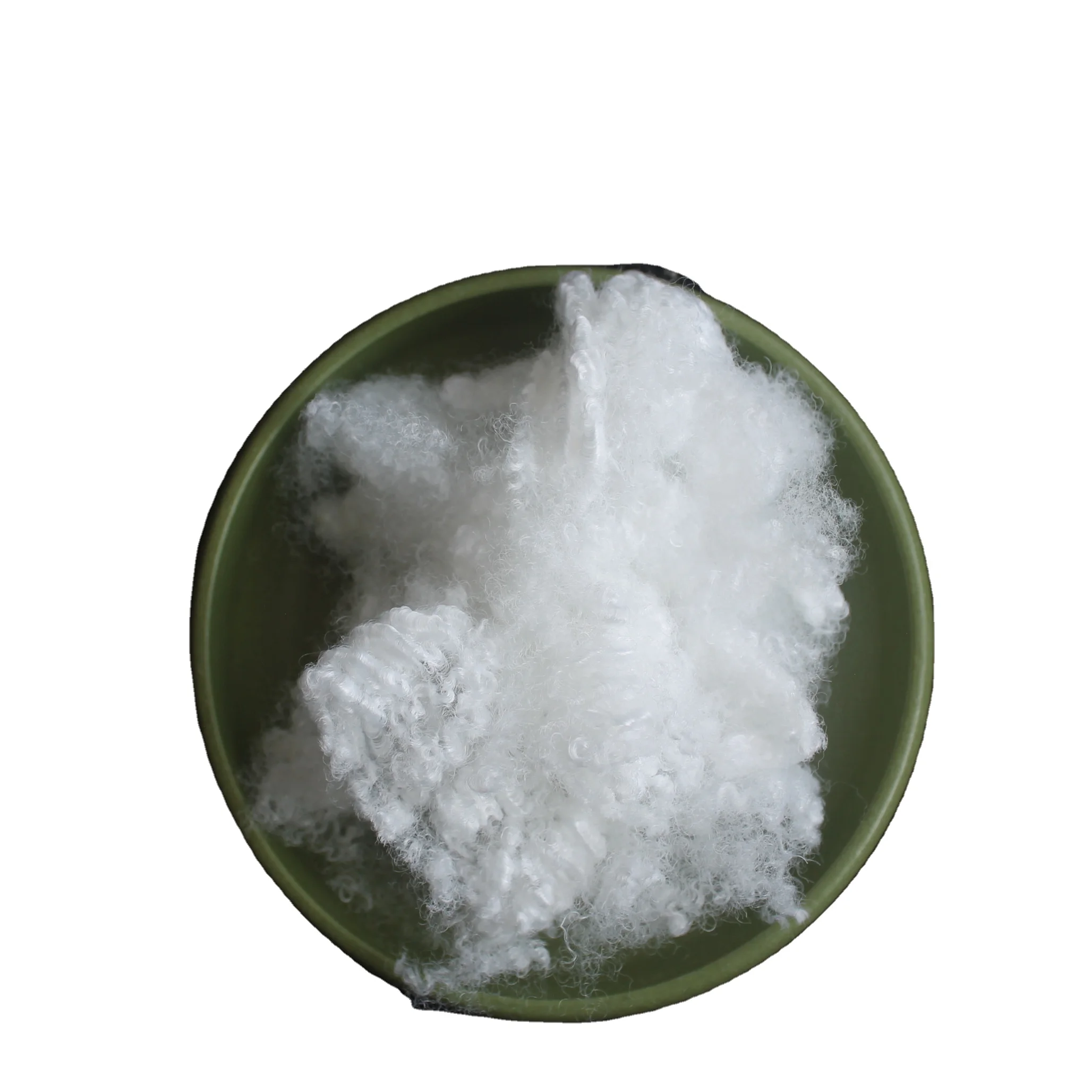 fiber factory low price 7D64mm pillow filling hollow conjugated silicon fiber