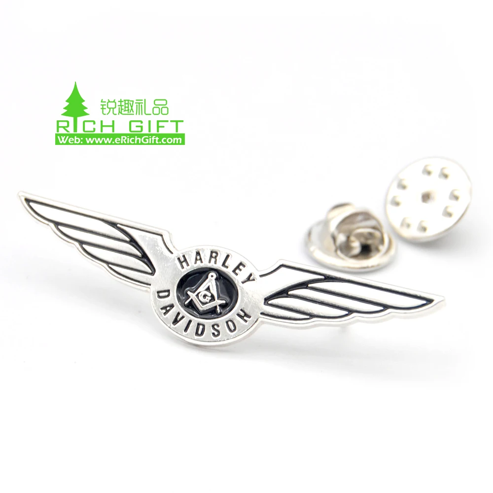 Customise Silver Plating Personalized logo Initial Custom Name Tag Enamel Pin Badge Name Plate Badge Lapel Pin for Suit