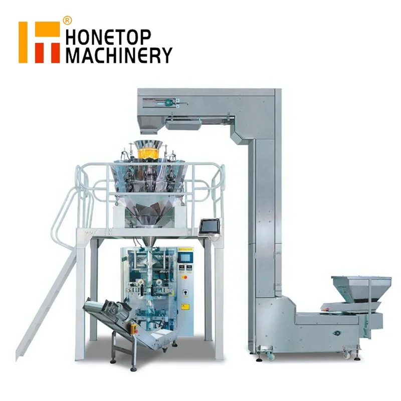 Fully Automatic 1kg Nuts/beans/sugar/dried Fruit Packing Machine Vertical and Pillow Packing Machine Paper,plastic Packaging