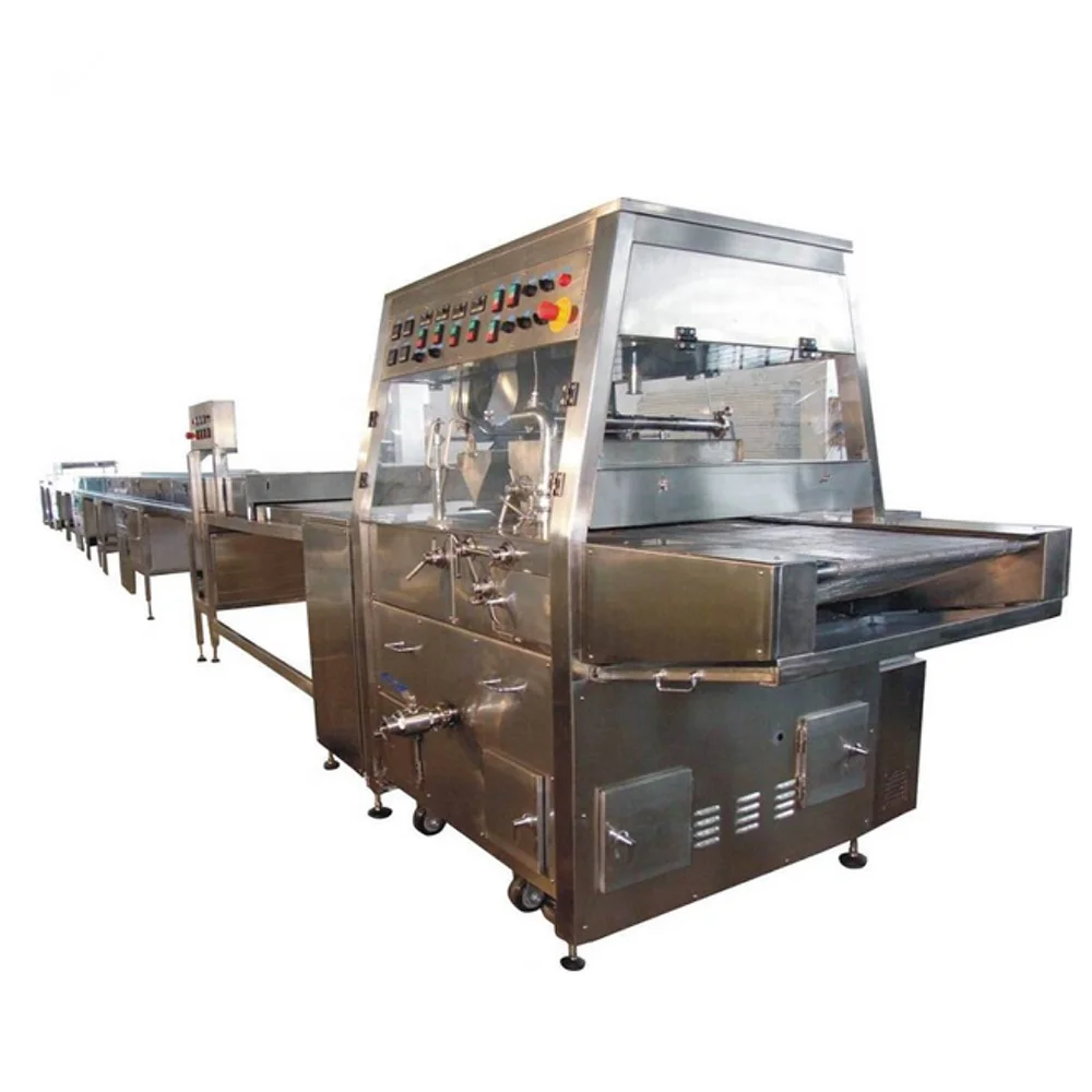 China Chocolate enrober machine production line /chocolate coating machine