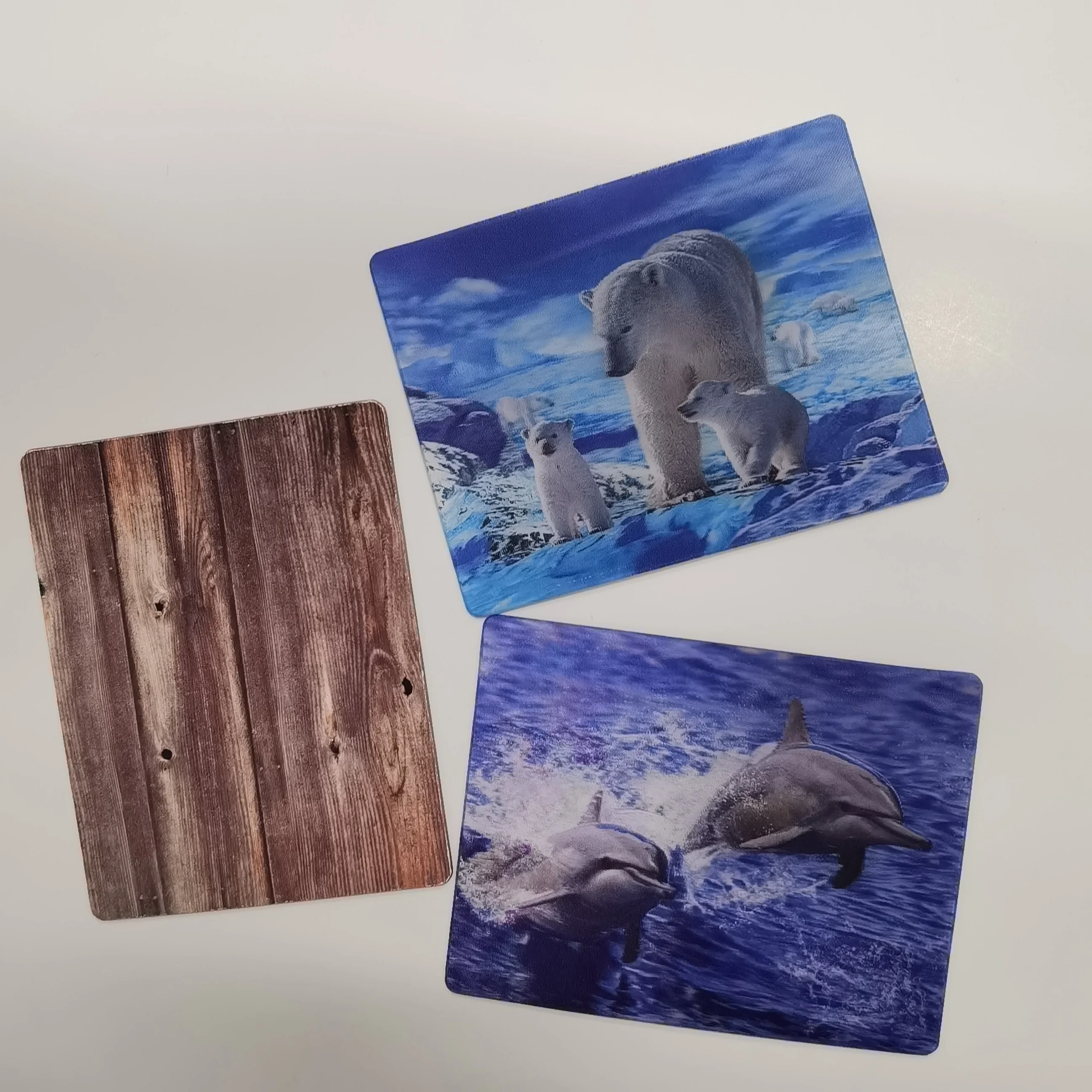 Customized Photo printing 3D lenticular gift card small size lenticular game card