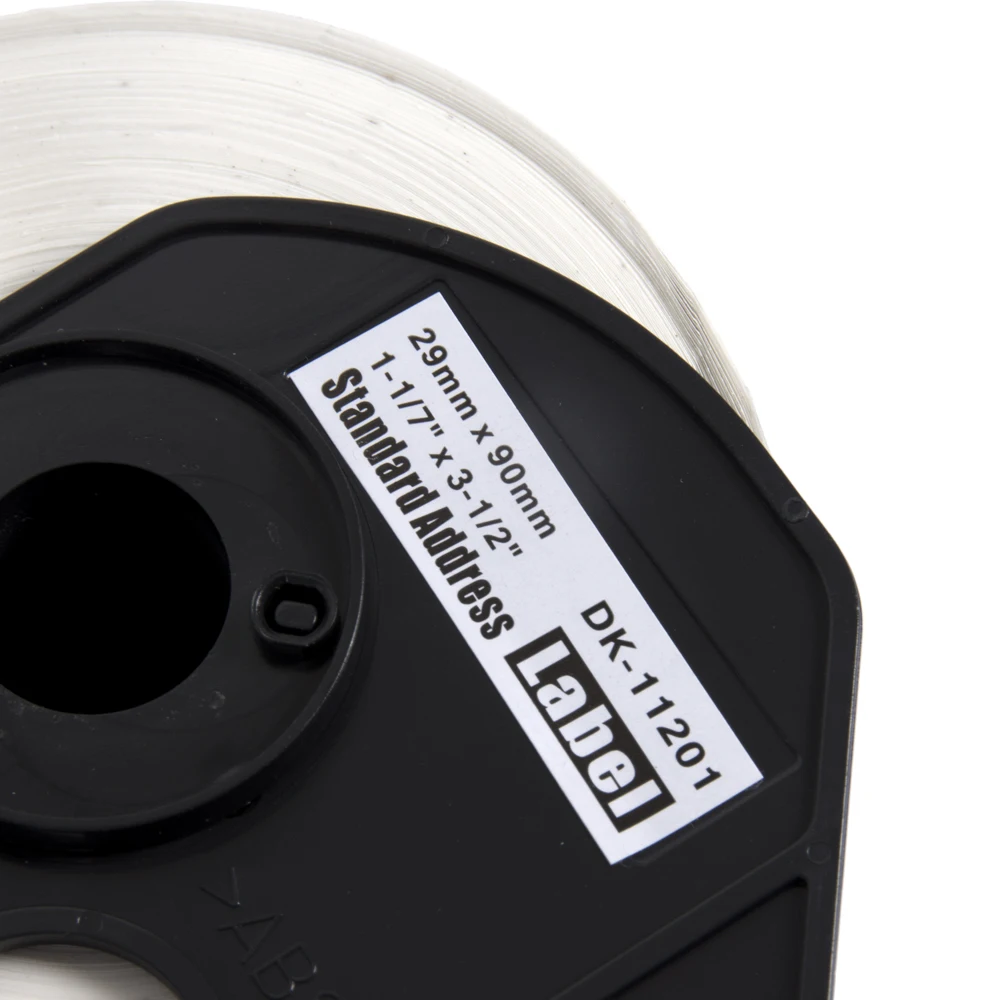 Compatible 1 DK11201 DK 11201 Black On White Standard Address White Paper Labels Thermal Paper Label Roll For Brother Printer