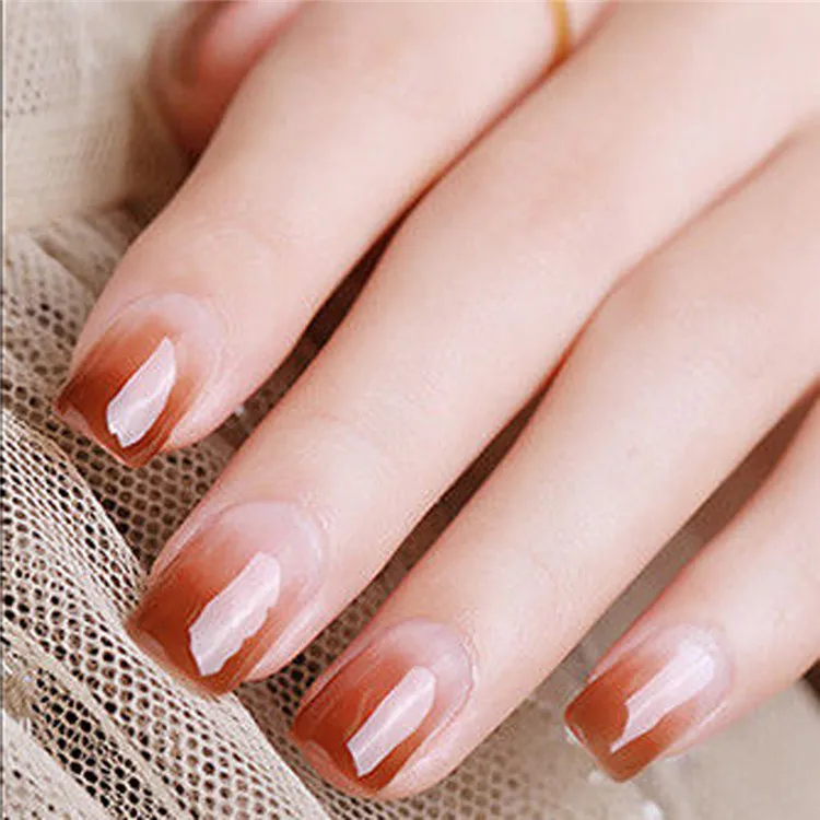 
Very hot sale effect environmental protection nail starter kit uv set color changing gel polish 