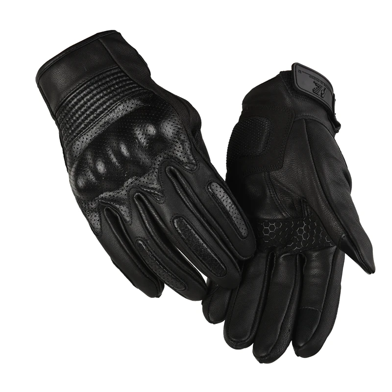 Factory price motorcycle hand gloves leather for winter motorcycle