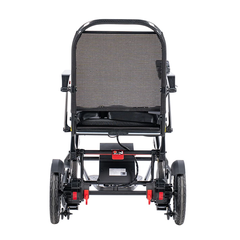 Lightweight Carbon Fiber Electric Wheelchair with Brushless Motors Universal Controller Easy to Use Lightweight Design -BZ-JKS02