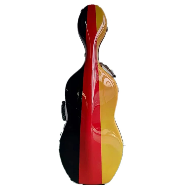 New Arrival Hard Style 4/4 Cello Case Carbon Fiber Waterproof Cello Case