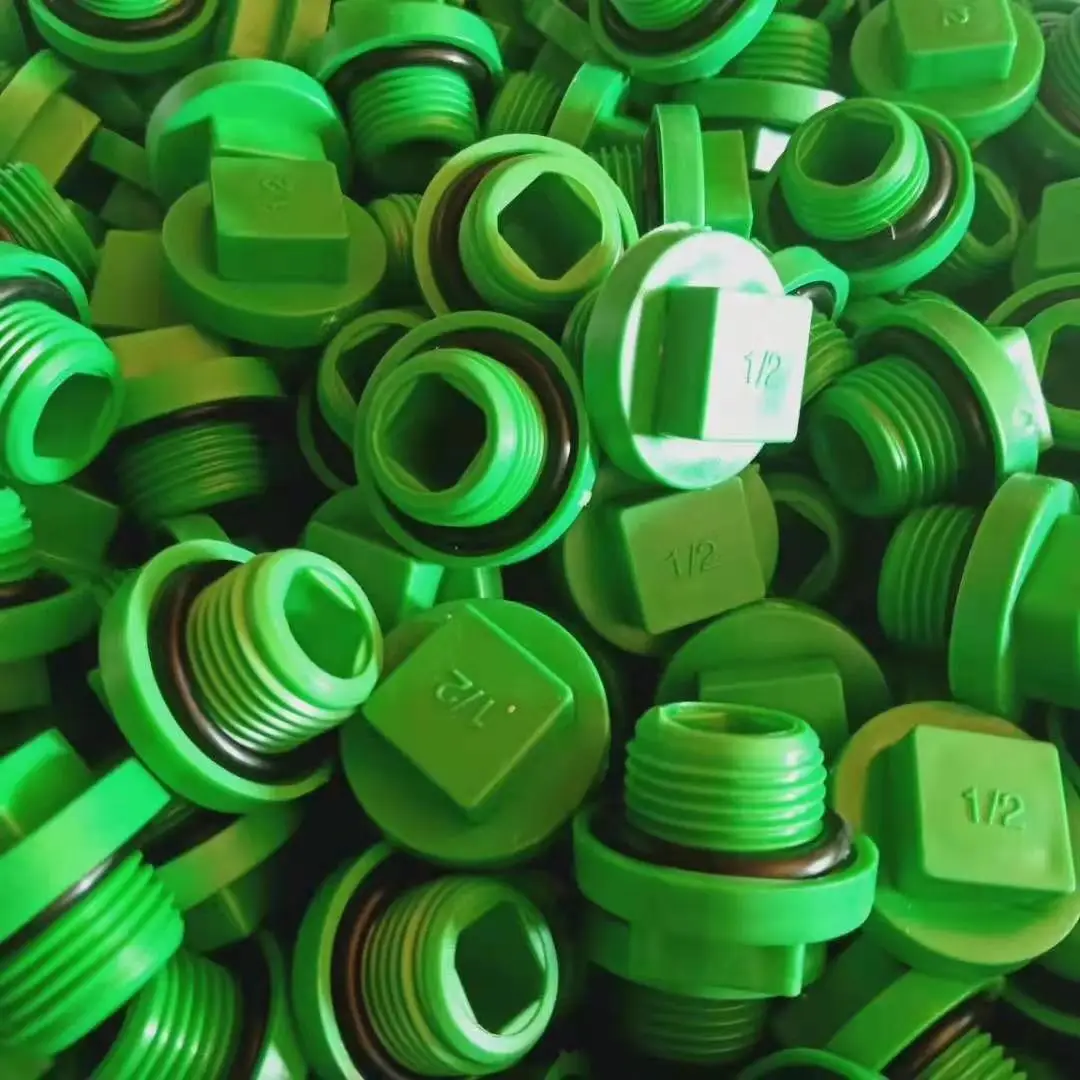 plastic PPR Screwed Threaded Water Pipe Fittings Plug