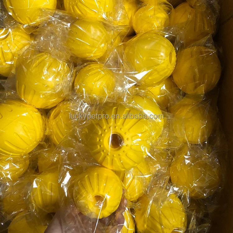 Soft EVA 9cm training Floating Foam chew Ball throw Pet Toys bite blue eva dog toy