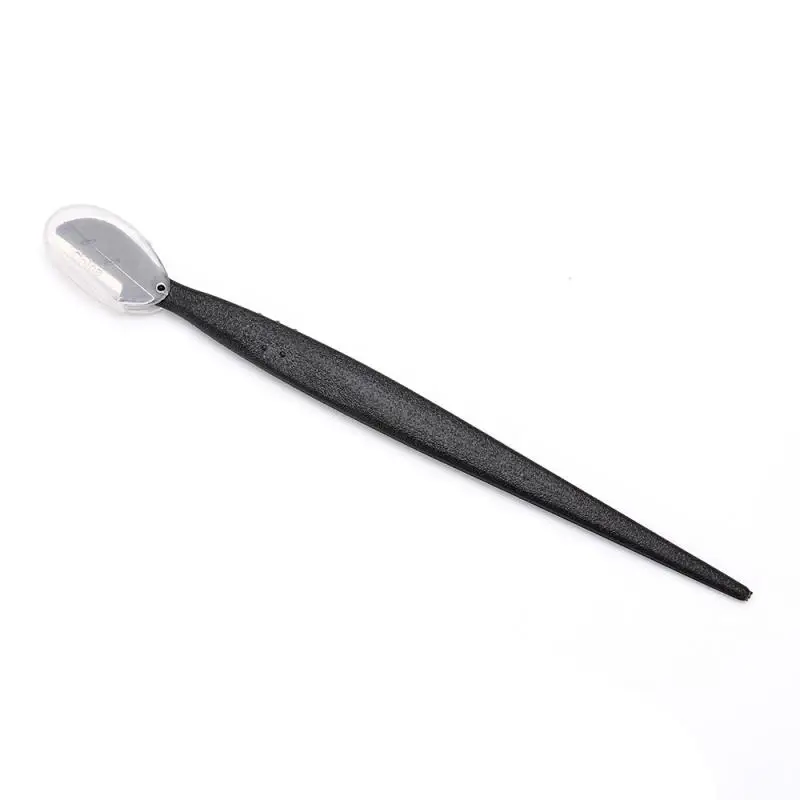 Private Label Safety Round Black Eyebrow Trimmer Razor With Plastic Cover