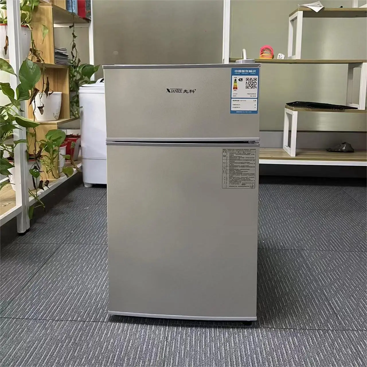 58L fridges for home Hot Selling Large Capacity Double Door Room Fridge Refrigerator And Freezer large capacity refrigeration