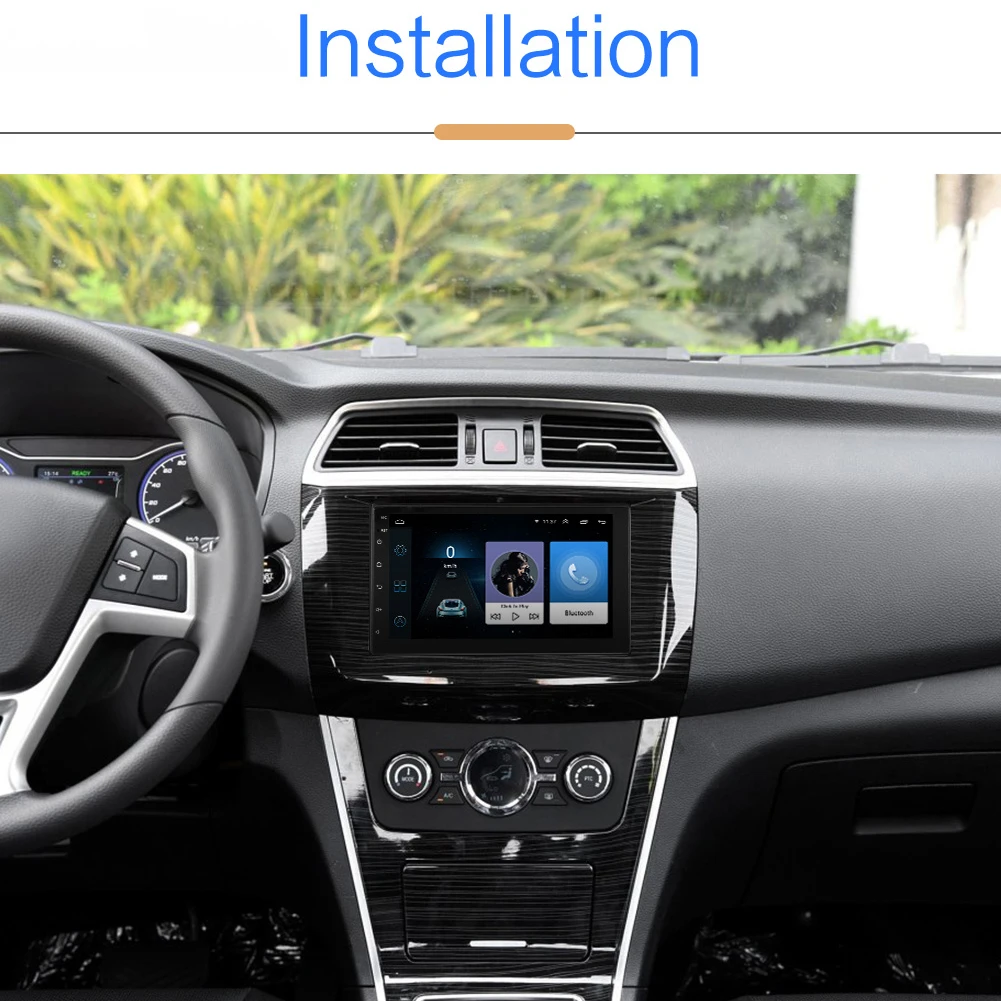 Автомагнитола 2 Din 7 дюймов GPS-навигация Wi-Fi BT
