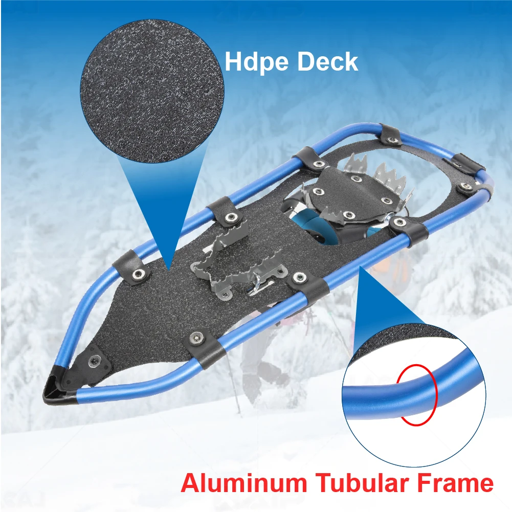 XTAP The Best OEM CE BSCI Alu. Frame HDPE Deck Spin Binding Heel Lift Snowshoes Ski Supplier