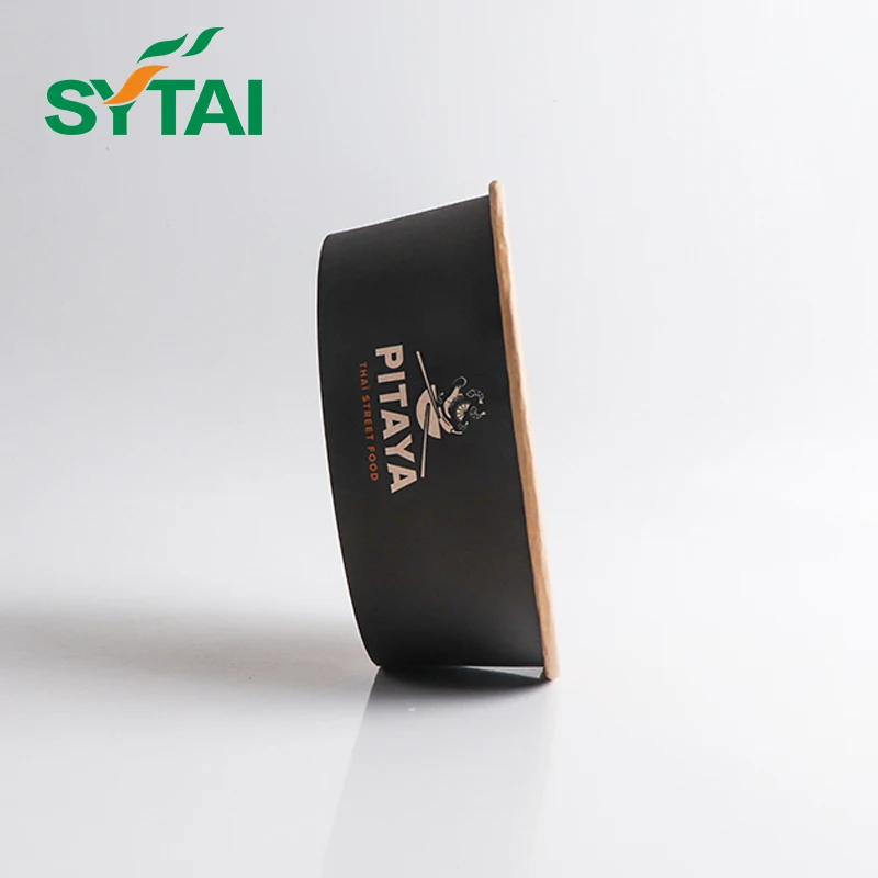 Disposable Eco-friendly Personalized Kraft Paper Salad Bowl